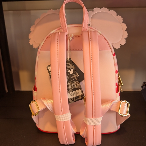 Disney Minnie Mouse Heart Backpack - Pink and Red - Picture 3 of 3
